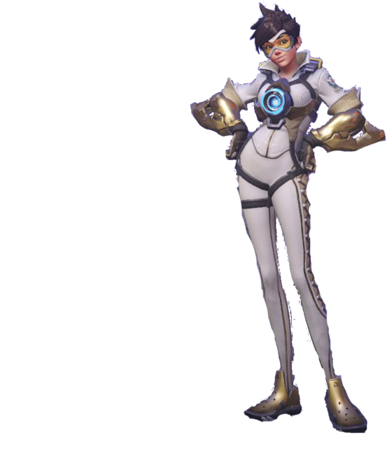 Overwatch] Transparent Posh Tracer By Sonicandrbisawesome - Tracer Transparent Clipart (553x672), Png Download