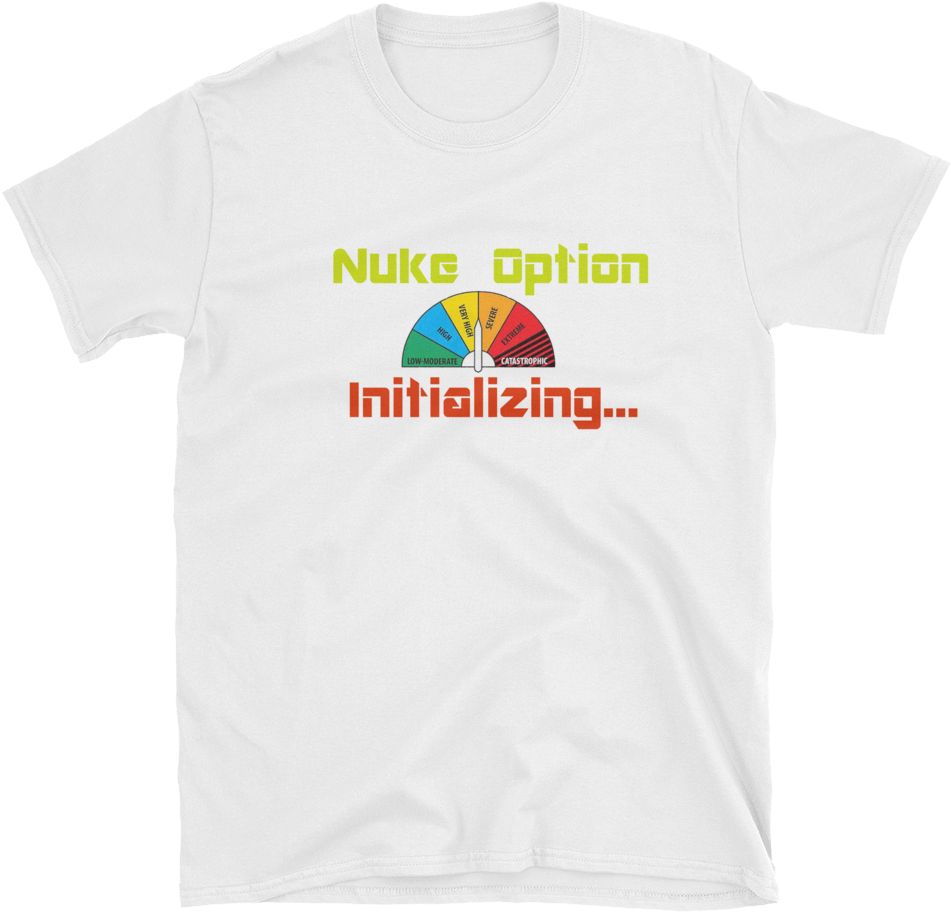Nuke Option Unisex T-shirt - Active Shirt Clipart (1000x1000), Png Download