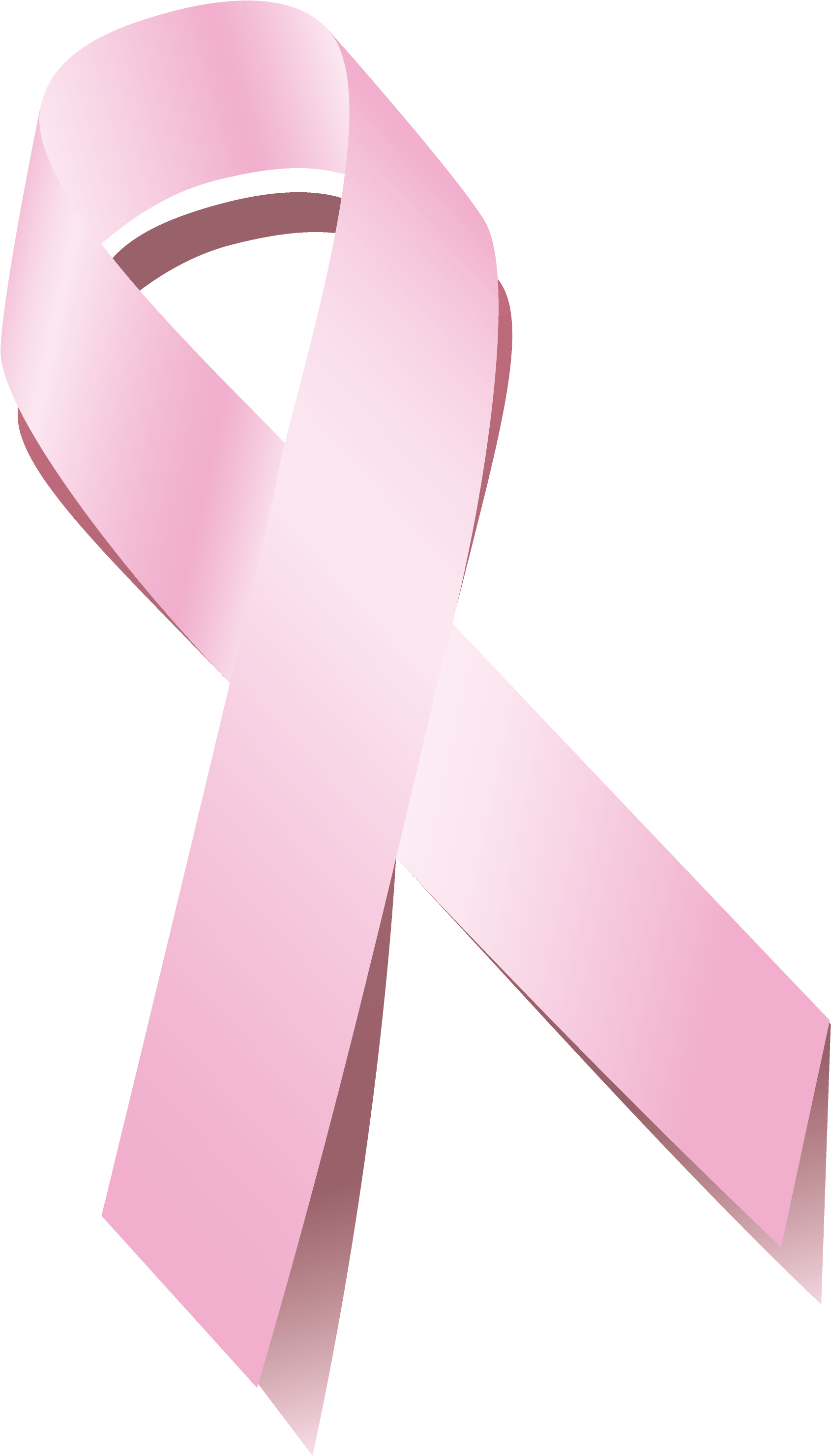 Pink Ribbon Only 2018 01 - Construction Paper Clipart (3343x3301), Png Download