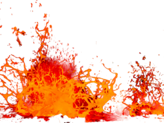 Original - Lava Splash Png Clipart (640x480), Png Download