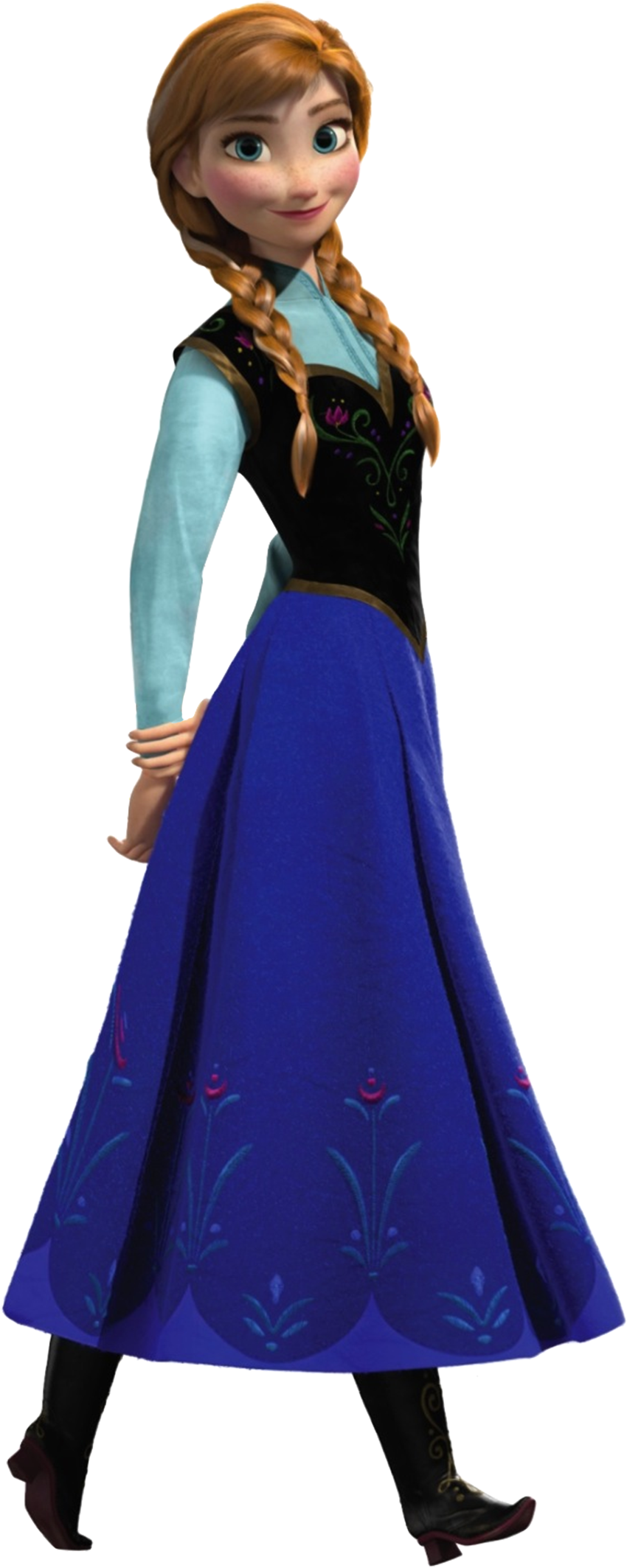 Graphic Freeuse Stock Elsa Anna At Getdrawings Com - Anna Frozen Png Clipart (737x1600), Png Download