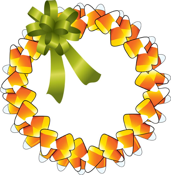 Clipart Happy Thanksgiving - Vintage Halloween Clipart Candy Corn - Png Download (675x687), Png Download