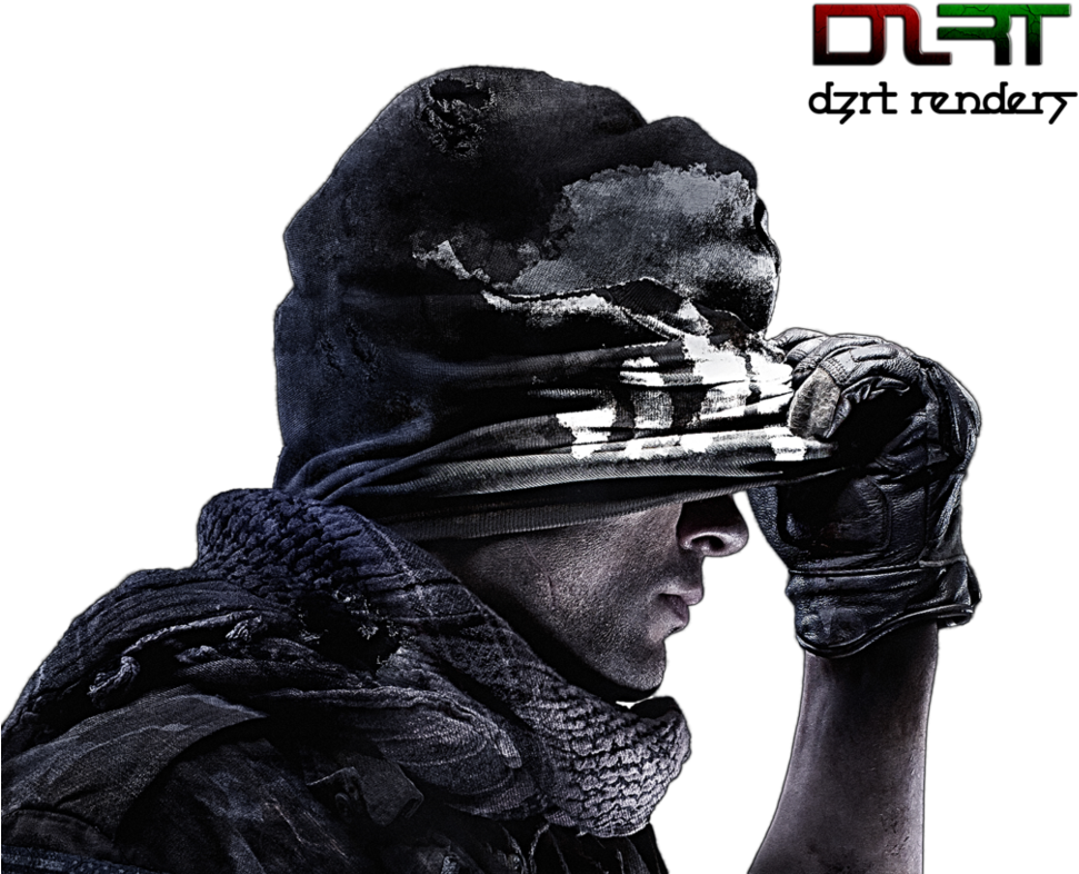 Call Of Duty Ghost Logo Render Call Of Duty Ghosts Clipart (971x786), Png Download
