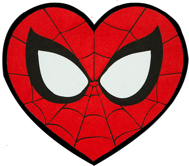 Spider Man Heart Png Clipart (650x650), Png Download