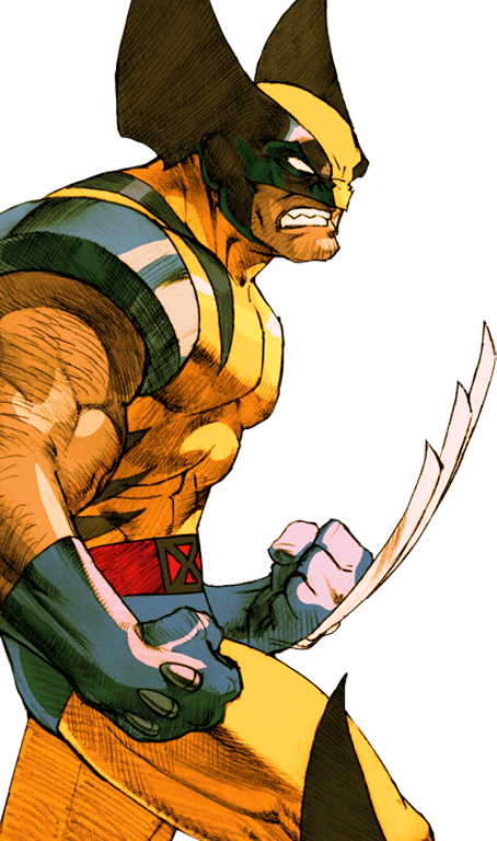 454 X 768 8 - Wolverine Marvel Vs Capcom 2 Clipart (454x768), Png Download