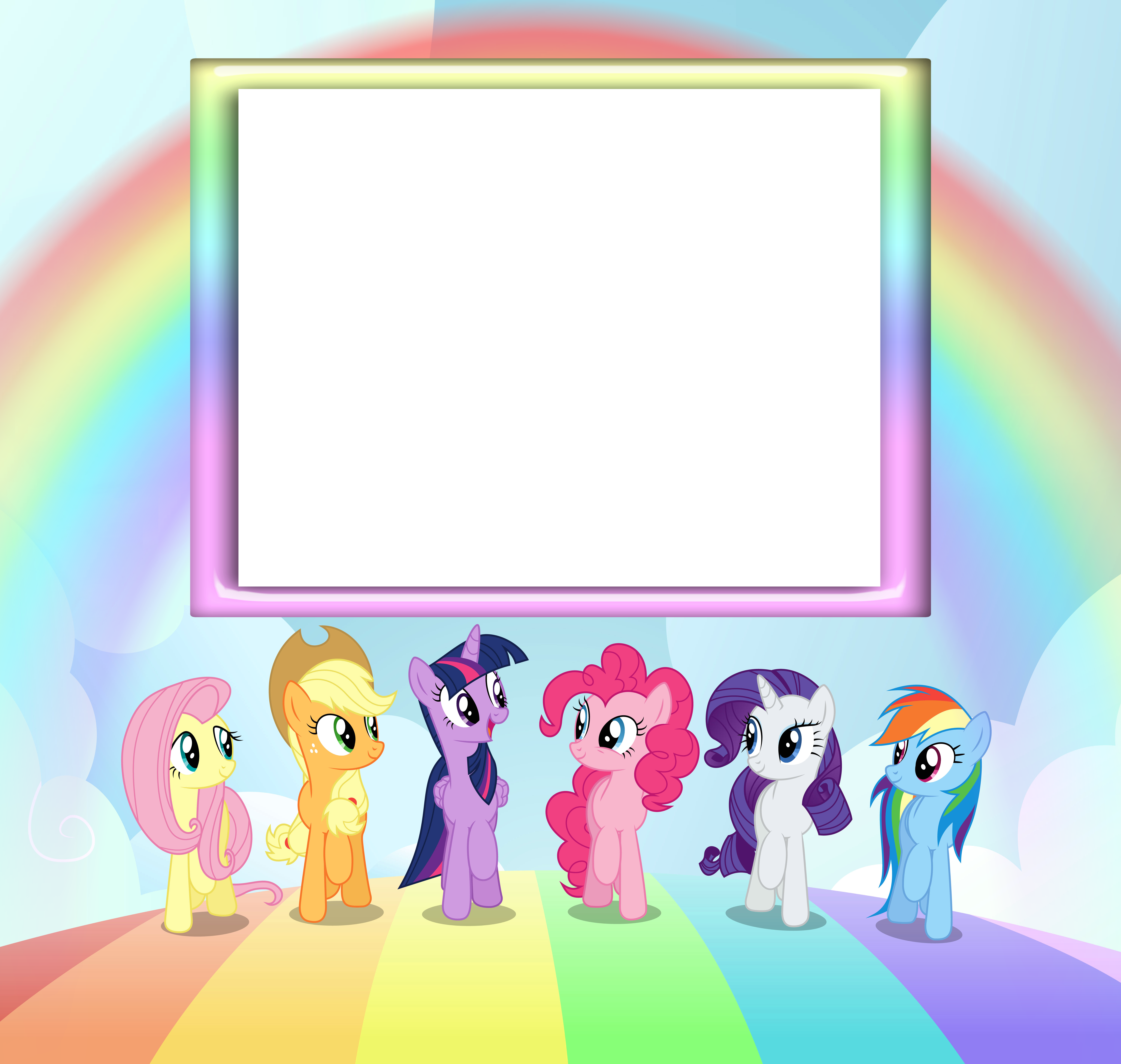 My Little Pony Transparent Png Frame - My Little Pony Clipart (6001x5699), Png Download