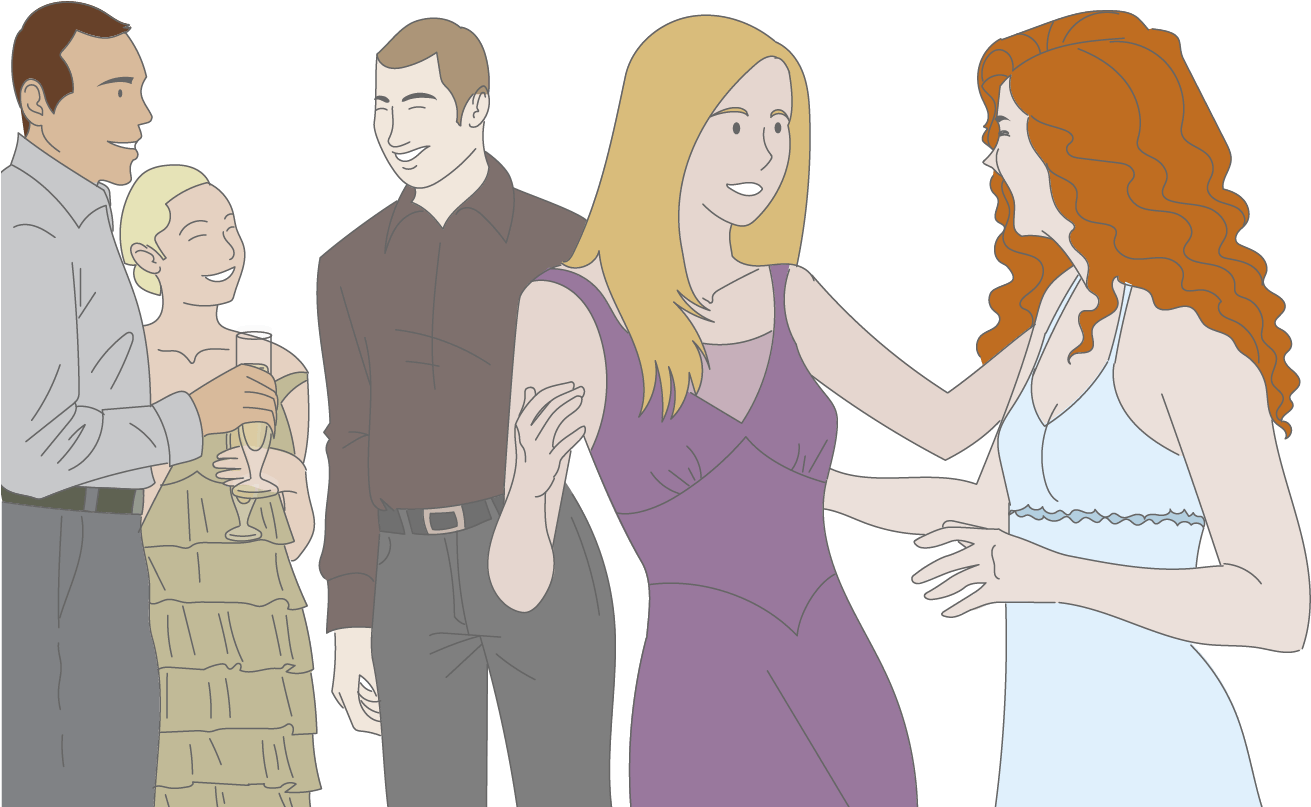 Speaking - Girls Cartoon Talking Png Clipart (1350x900), Png Download