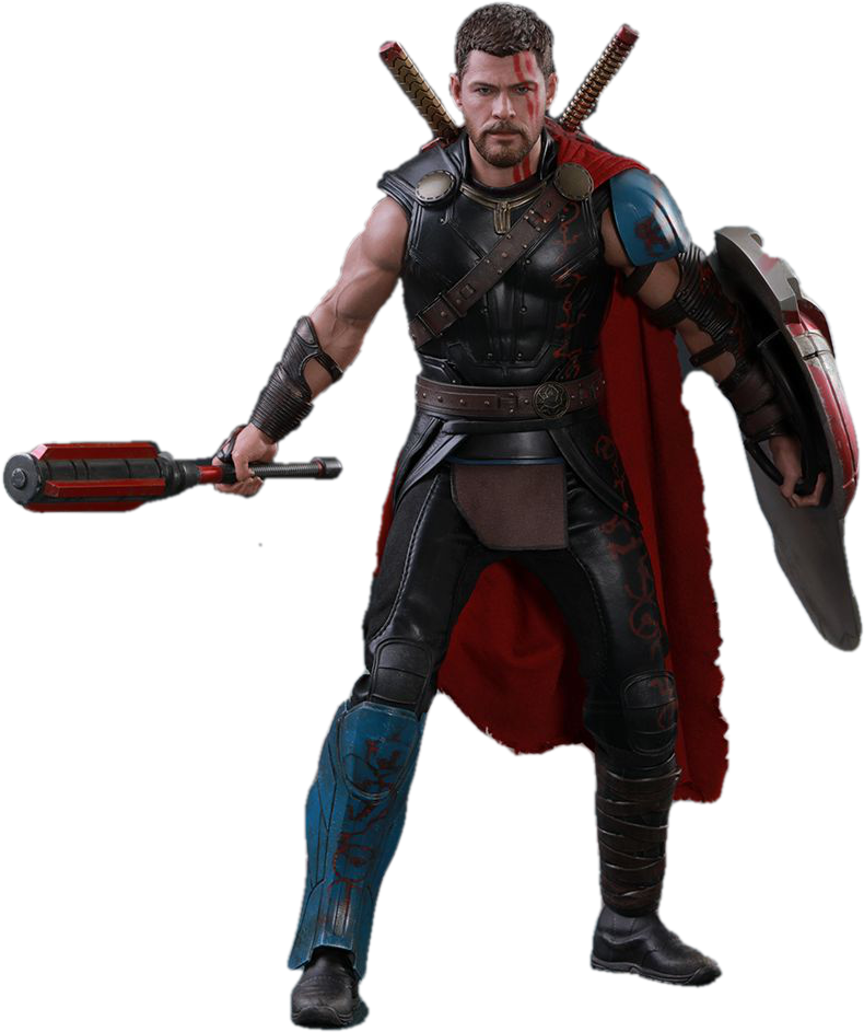 Thor Clip - Action Figure - Png Download (894x1311), Png Download