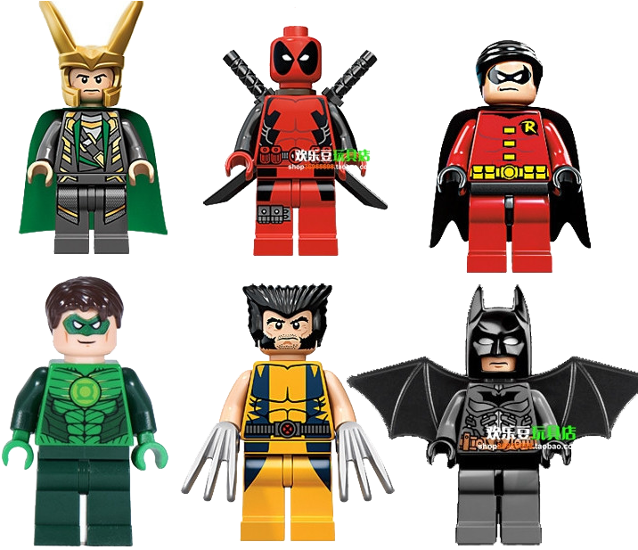 Deadpool Lego Box Art Clipart (746x623), Png Download