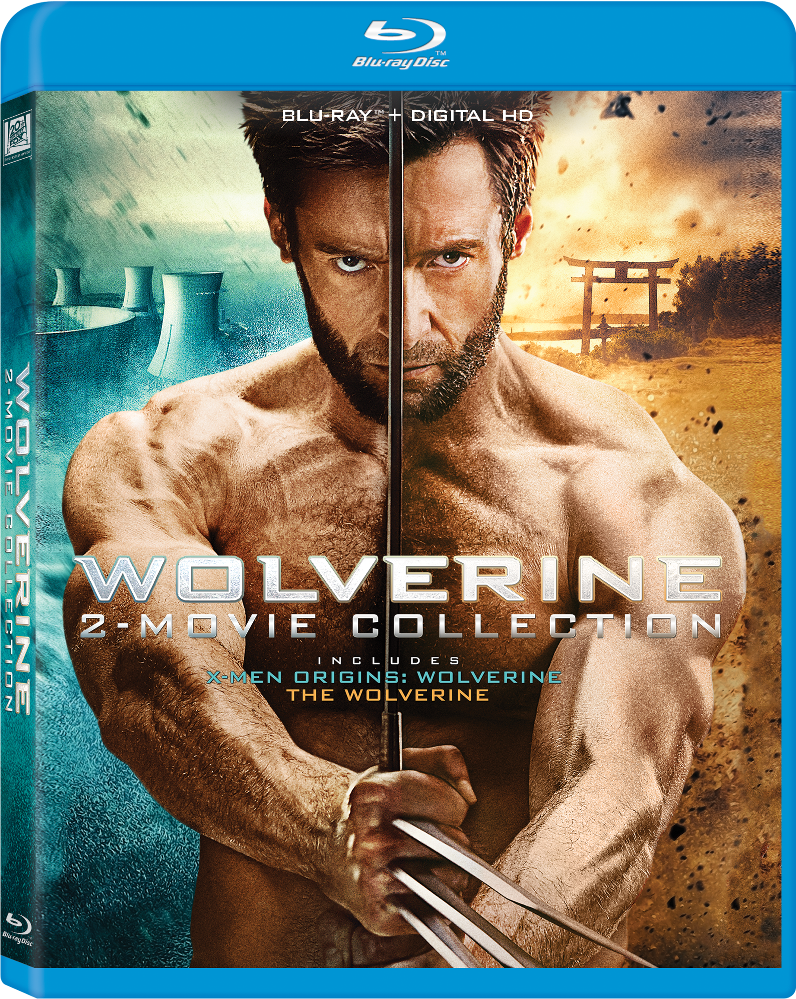 Blu-ray - Blu Ray Wolverine 2 Movie Collection Clipart (1800x2400), Png Download