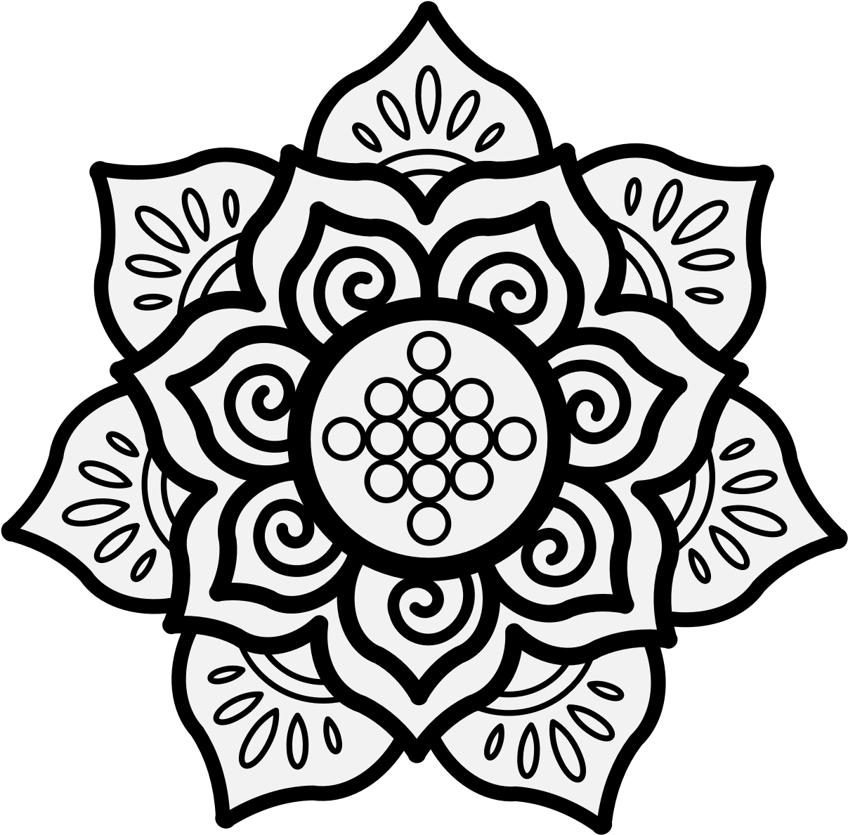 Lotus Flower Affronty - Damien Hirst Jewellery Clipart (1224x1193), Png Download