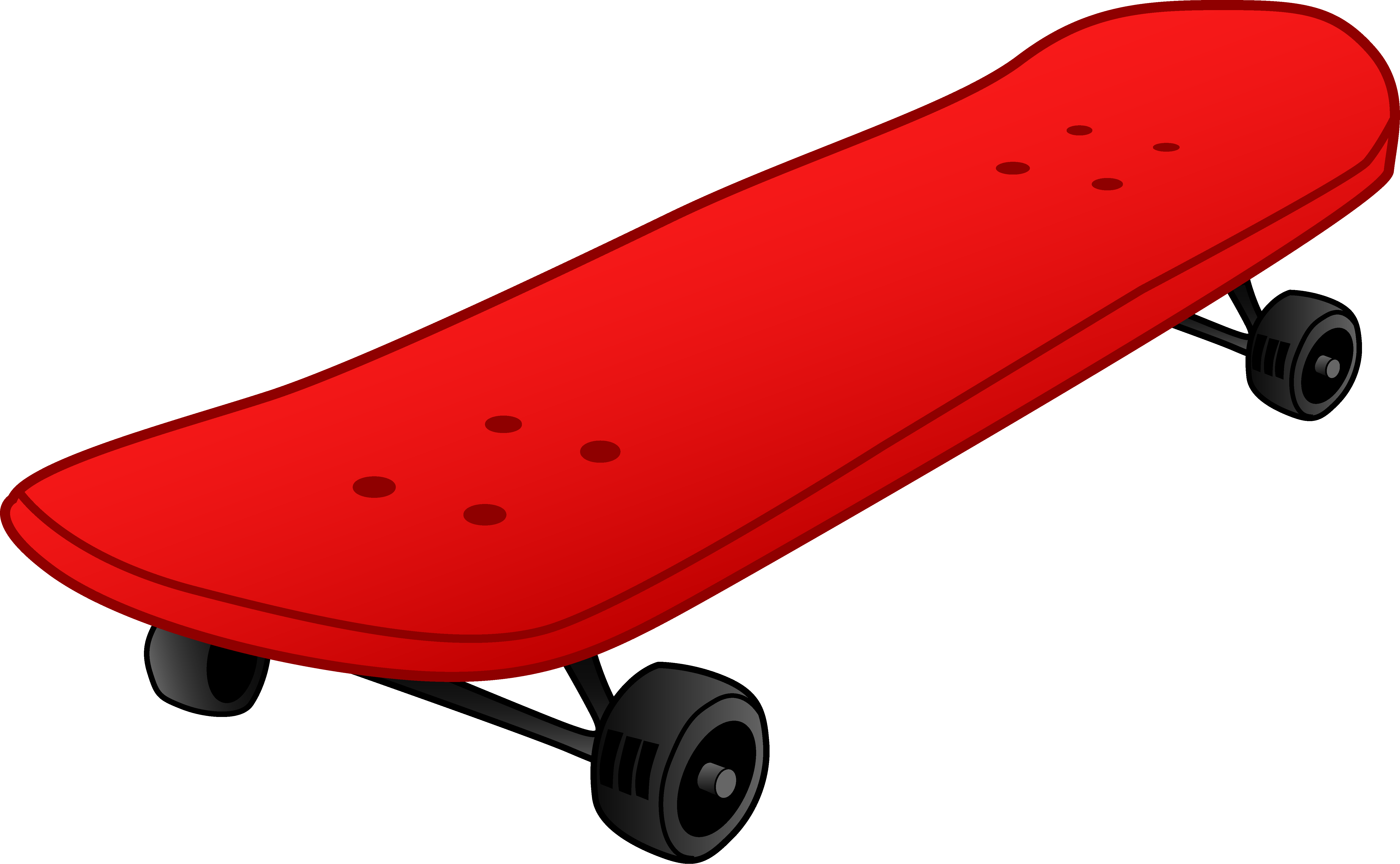 Skateboard Png Hd - Skateboard Clip Art Transparent Png (6371x3931), Png Download