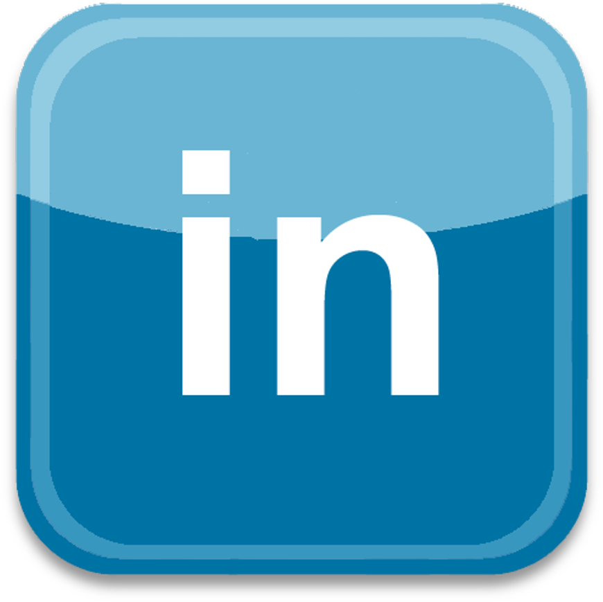 Social Media Logos Linkedin And Pinterest Logos Like - Thumbnail Linkedin Icon Clipart (900x900), Png Download