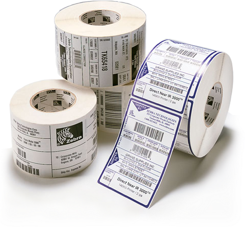 Roll Labels Nyc Your Business Promotion Partner - Printed Barcode Label Clipart (600x600), Png Download
