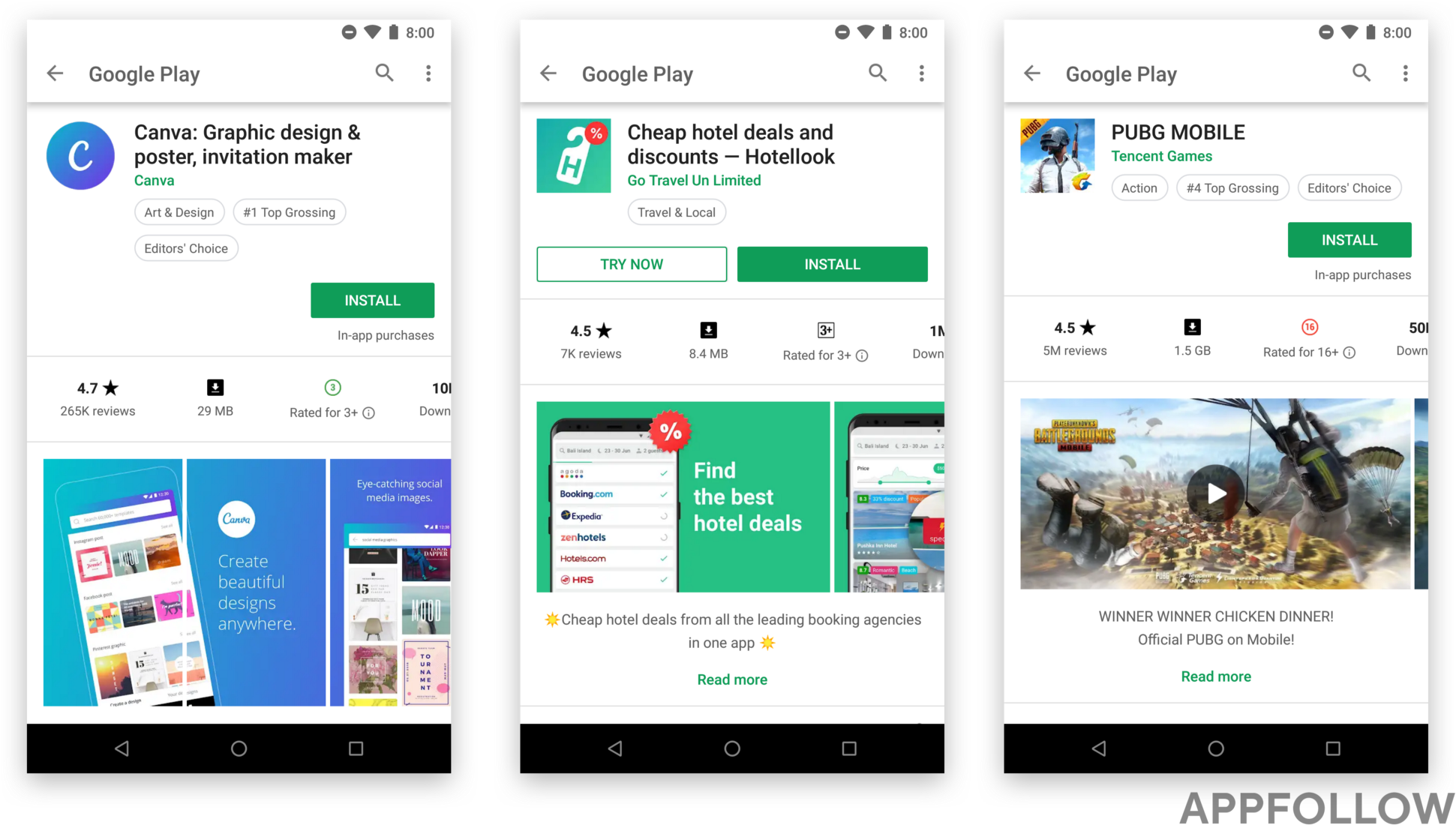 New Google Play Store App Listing Layout - App Store Optimization Clipart (2000x1156), Png Download
