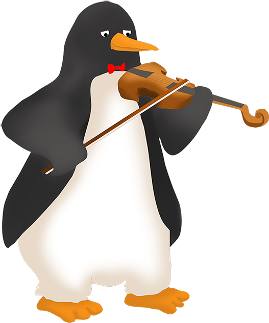 Animated Violin Clipart Clipartfest - Animal Playing Violin Clipart - Png Download (536x650), Png Download
