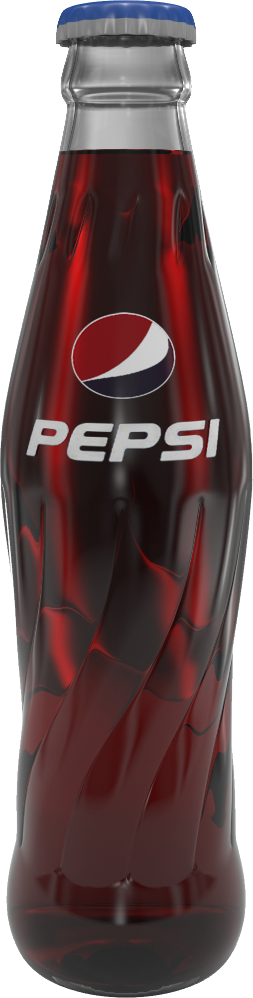 Pepsi Bottle Png Image - Pepsi .png Clipart (508x2004), Png Download