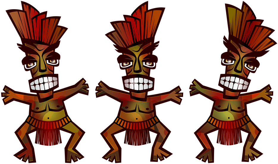 Ballerina Clipart Tribal - Tribal Dance Png Transparent Png (960x583), Png Download