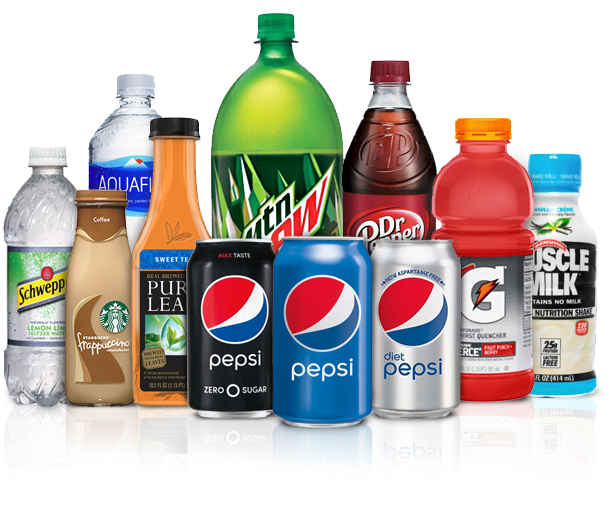 Pepsi Bottle Png - Soft Drink Pepsi Products Clipart (627x525), Png Download