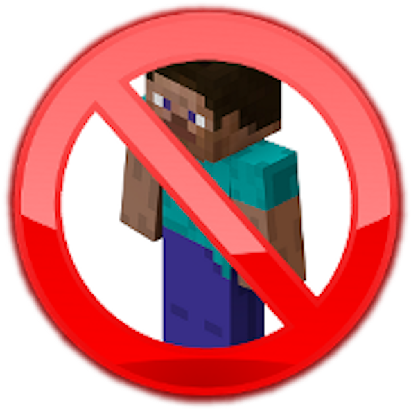 Anti-steve Mod - Minecraft Steve Clipart (600x615), Png Download