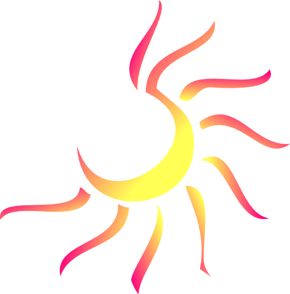Sunset Logo Png - Sun Logo Clip Art Transparent Png (588x596), Png Download