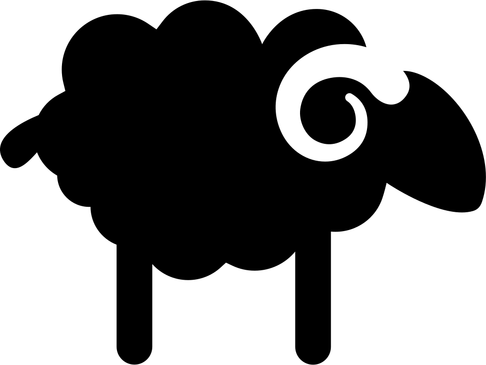 Png File - Icon Sheep Clipart (980x736), Png Download