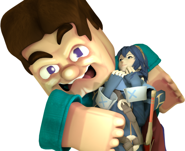 Steve Smash Bros 4chan Clipart (628x514), Png Download