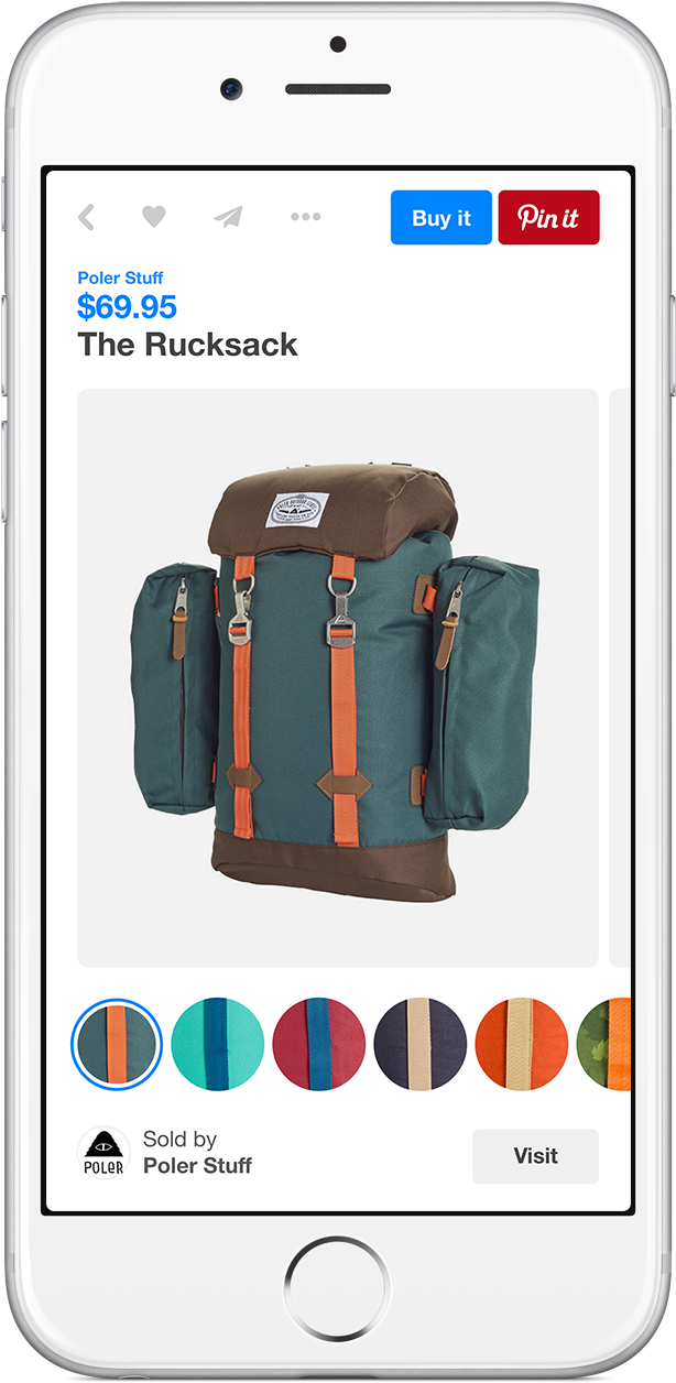 Pinterest Announces Long-rumored “buy” Button, Coming Clipart (650x1300), Png Download