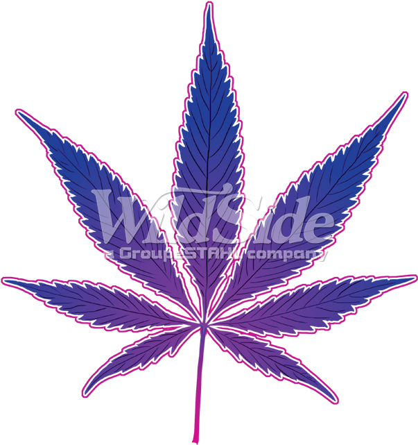 Pot Leaf - Neon - Marijuana Pot Leaf Clipart (675x675), Png Download