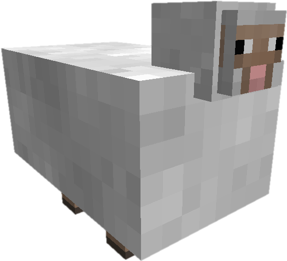 A Fat Sheep - Minecraft Big Chungus Skin Clipart (618x576), Png Download
