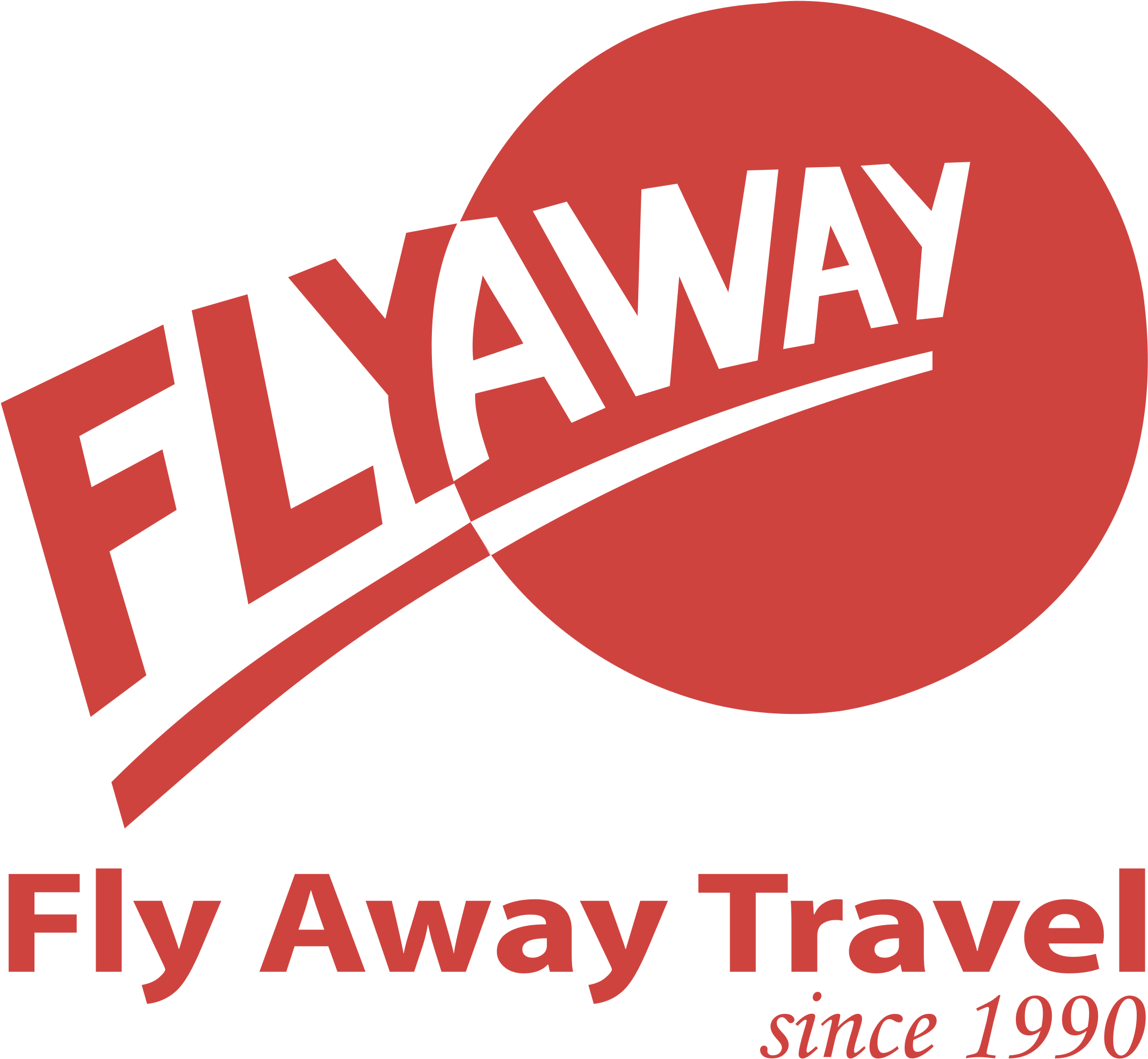 Fly Away Travel Logo Png Transparent - Fly Away Logo Clipart (2400x2400), Png Download