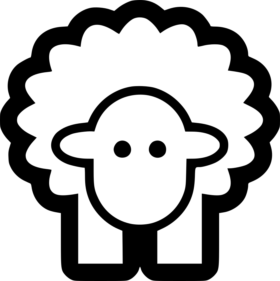 Png File - Free Icon Sheep Clipart (980x982), Png Download