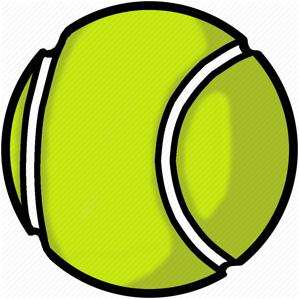 Tennis Ball Png High-quality Image - Cartoon Transparent Tennis Ball Clipart (1024x1024), Png Download