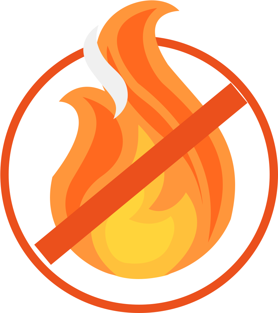 Fire Retardant And Non Smoke Emitting “ekoton” For - Fireproof Sign Clipart (1200x1200), Png Download