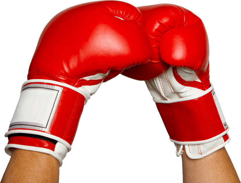 Boxing Gloves Hands - Boxing Gloves With Hands Clipart (828x628), Png Download