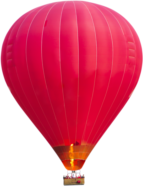 Download Transparent Png - Red Hot Air Balloon Png Clipart (692x1041), Png Download