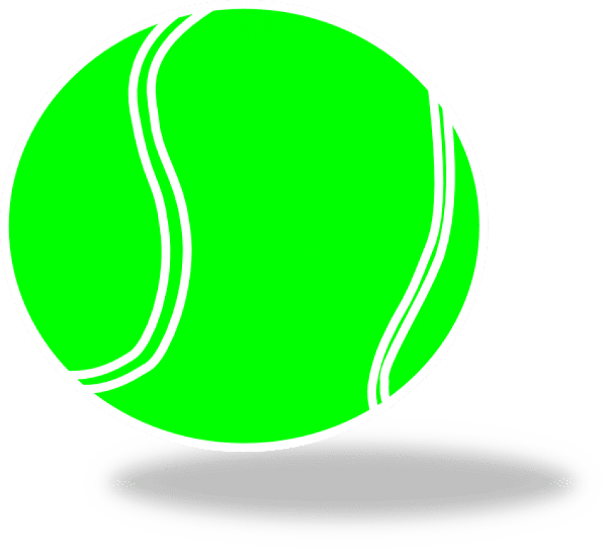 Free Png Download Green Tennis Ball Png Images Background - Green Tennis Ball Clipart Transparent Png (850x771), Png Download