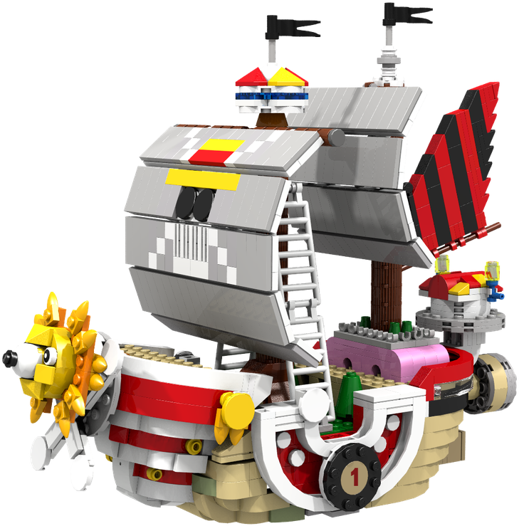 One Piece Ship Lego , Png Download Clipart (729x739), Png Download