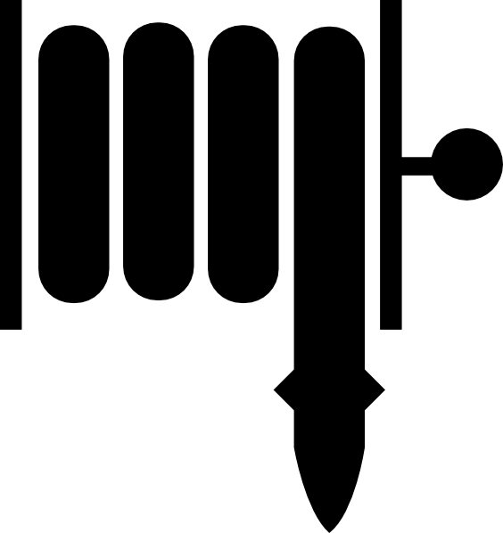 Fire Hose Clip Art - Fire Hose Symbol - Png Download (564x598), Png Download