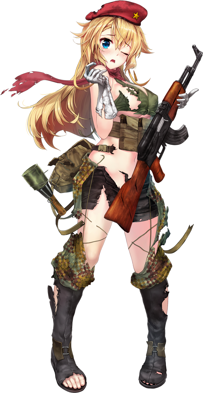 Vector Download Ak Dmg Girls Frontline Clipart (694x1344), Png Download