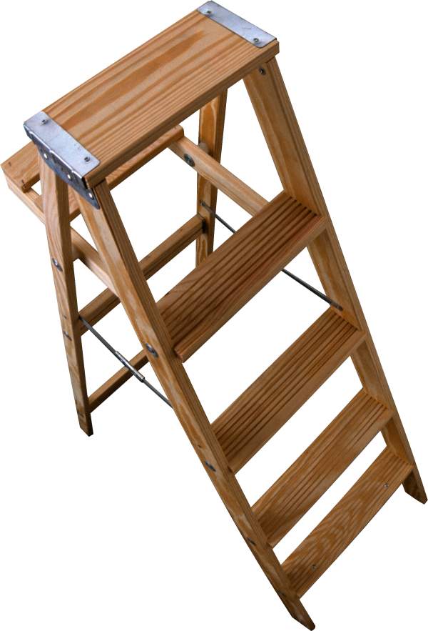 Ladder Png Free Download - Step Ladder Transparent Background Clipart (600x883), Png Download