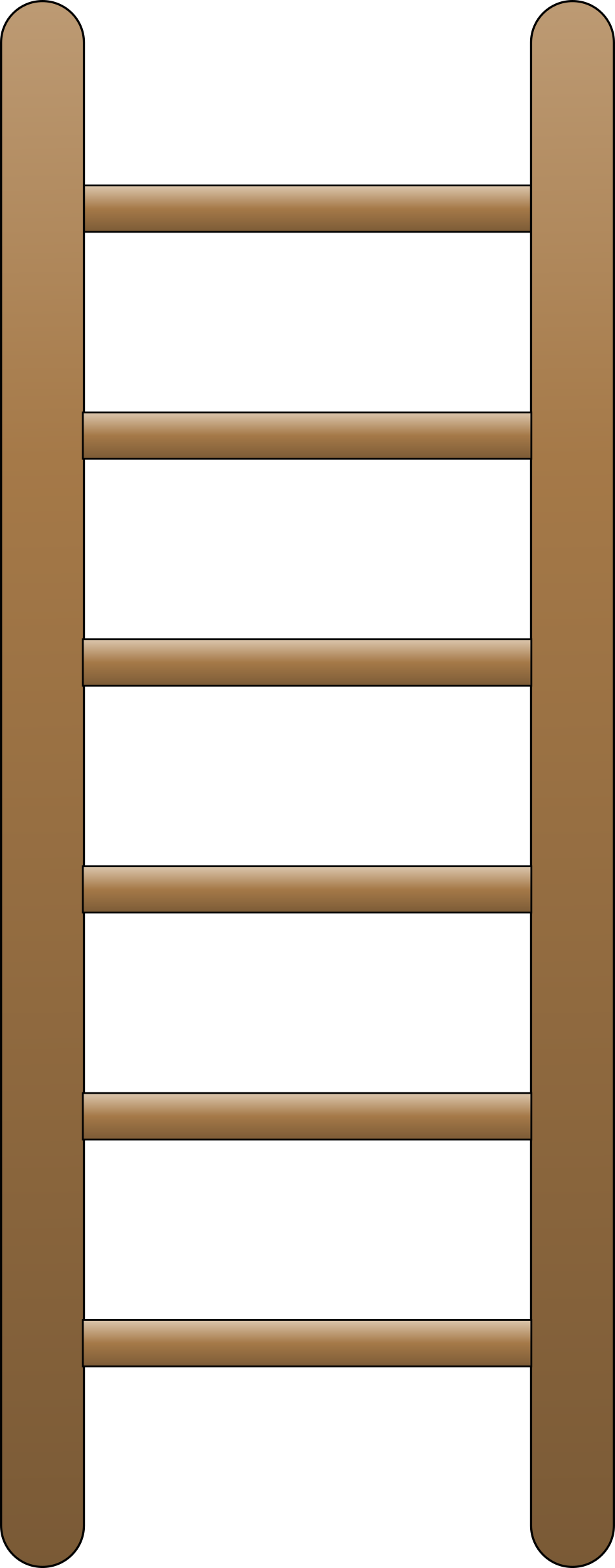 Clip Royalty Free Download Ladder Vector Flat - Wood - Png Download (942x2400), Png Download