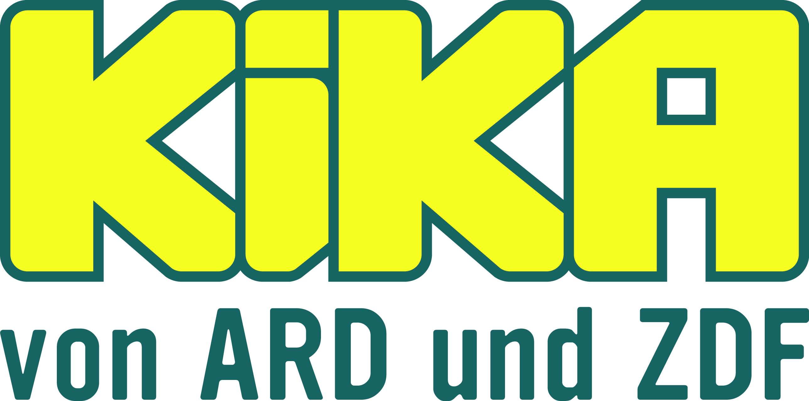 Kika Logo Png - Kika Von Ard Und Zdf Logo Clipart (2576x1276), Png Download