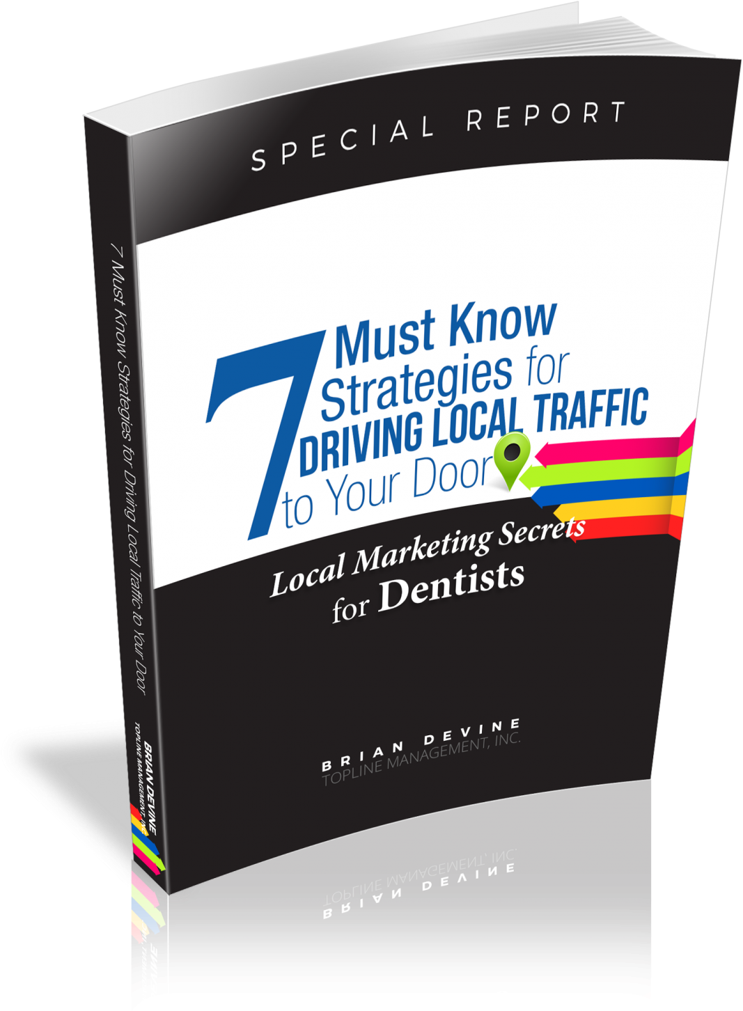Local Marketing Secrets For Dentists Cover 3d - Dracula The Book Clipart (1400x1570), Png Download