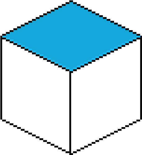 Ahora Tenemos Que Borrar Esas Líneas Negras Debajo - Cube One Side Shaded Clipart (600x600), Png Download