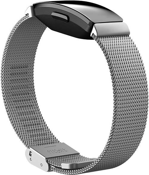 Stainless Steel Mesh - Fitbit Inspire Hr Rose Gold Band Clipart (1080x920), Png Download