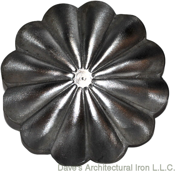Rosette Carbon Steel R8-cs - Leather Clipart (612x601), Png Download