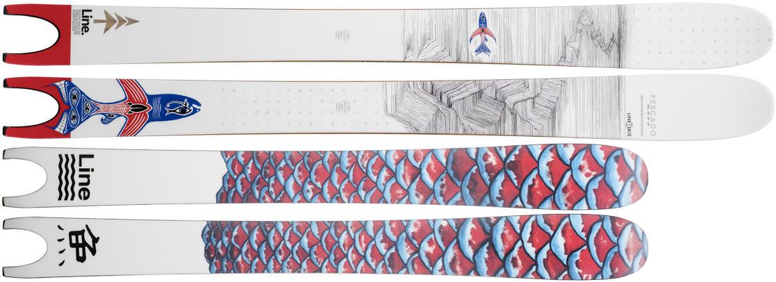 2019 Pescado By Line - Illustration Clipart (1280x429), Png Download