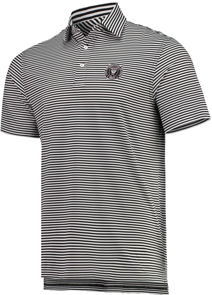 Inter Miami Cf Vineyard Vines Winstead Stripe Polo - Shirt Clipart ...