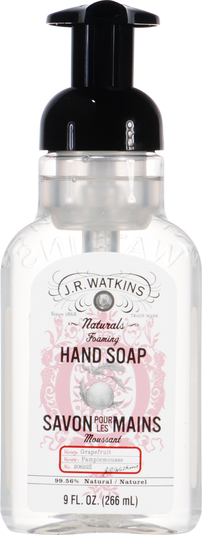 Más Vistas - J - R - Watkins Naturales De Espuma De - Bottle Clipart (679x1800), Png Download